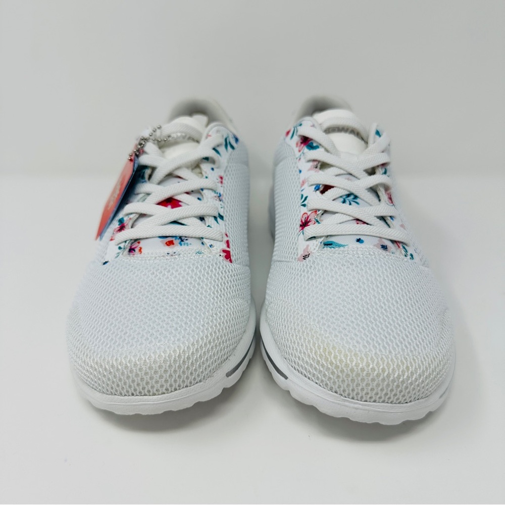 Skechers GOwalk Classic floral print washable bungee sneakers women's 8.5 - Picture 2 of 13